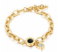 18k GOLD-PLATED STAINLESS STEEL BRACELET