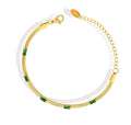 GOLD-PLATED STAINLESS STEEL BRACELET
