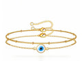 EVIL EYE GOLD-PLATED STAINLESS STEEL BRACELET