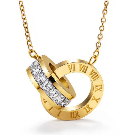 Interlocking Ring Necklace