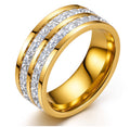 GOLD-PLATED STAINLESS STEEL RING