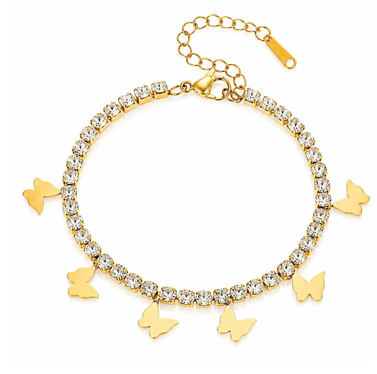 18k GOLD-PLATED STAINLESS STEEL
BRACELET